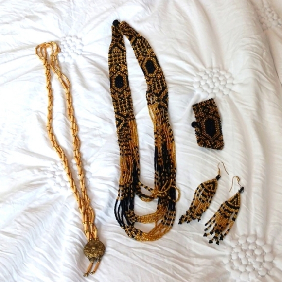 ☀️ NEW Boho beaded womens jewelry set - Picture 2 of 8
